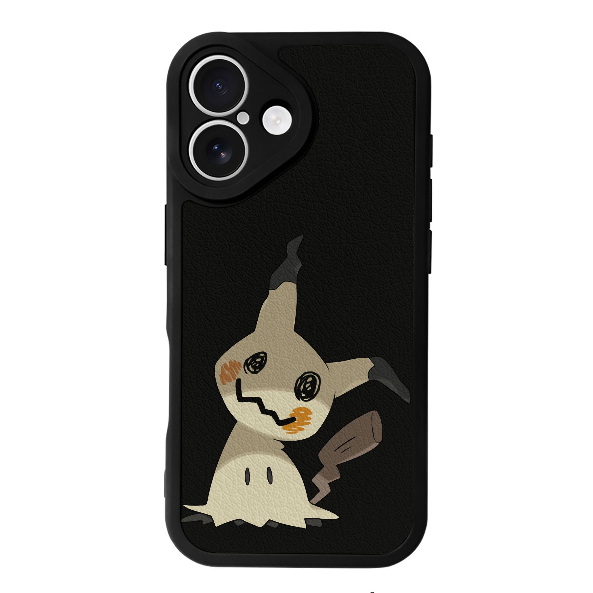 （画像用） ポケットモンスター Pokémon 【iPhone 16シリーズ対応】シリコンスマホケース（レザー調） 材質：シリコン